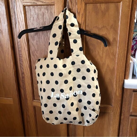 Faithful The Brand Tote Bag La Saison Polka Dot Handmade - Picture 11 of 15